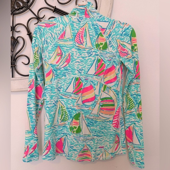 Lilly Pulitzer Captain Popover Pullover “You Gotta Regatta” Print XS - Picture 4 of 7